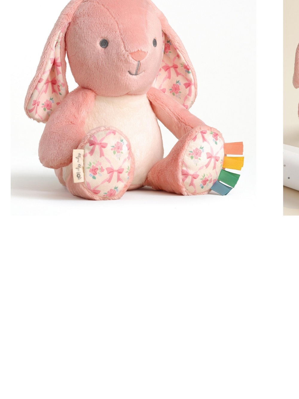 Jellycat Pink Floral-Ear Bunny Plush